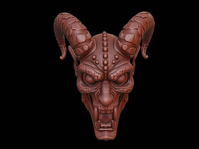 Warlock Mask 3d Printing 3D print model