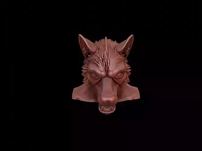 Werewolf Mask 3d Printing