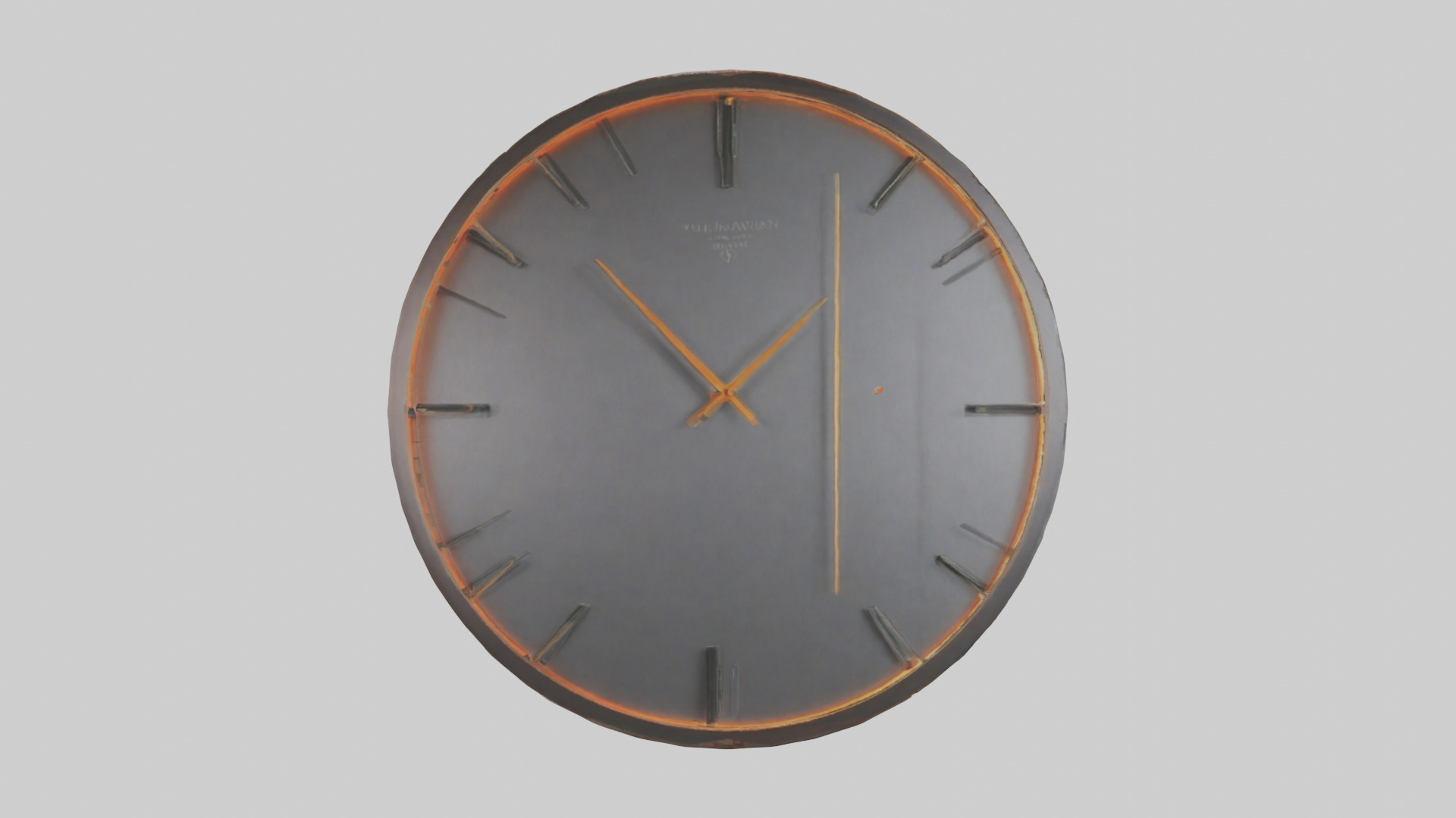 Contemporary Wall Clock model Low-poly 3D model_23