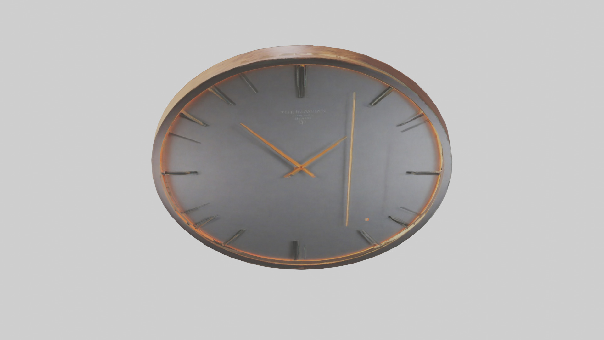 Contemporary Wall Clock model Low-poly 3D model_28
