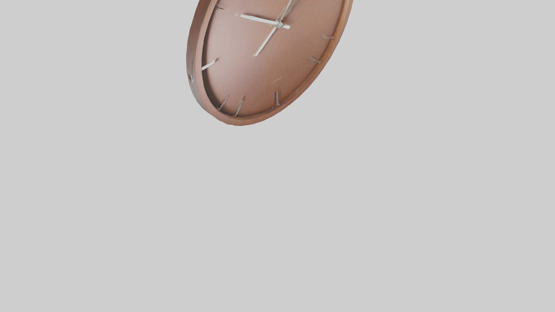Contemporary Wall Clock model Low-poly 3D model_5