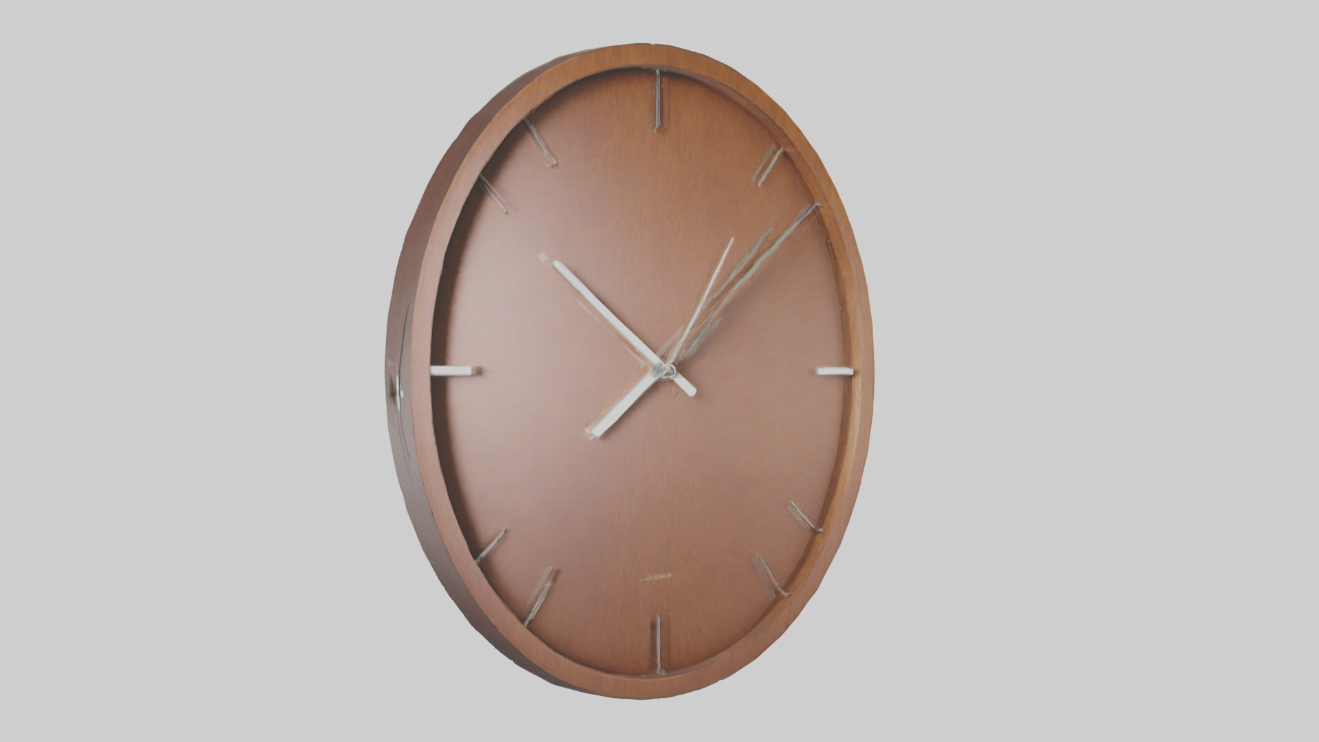 Contemporary Wall Clock model Low-poly 3D model_11