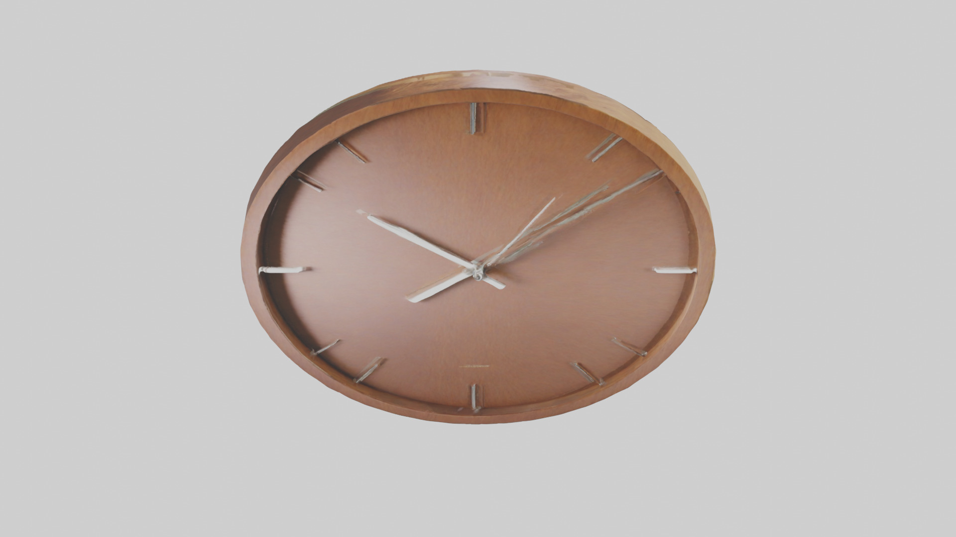 Contemporary Wall Clock model Low-poly 3D model_27