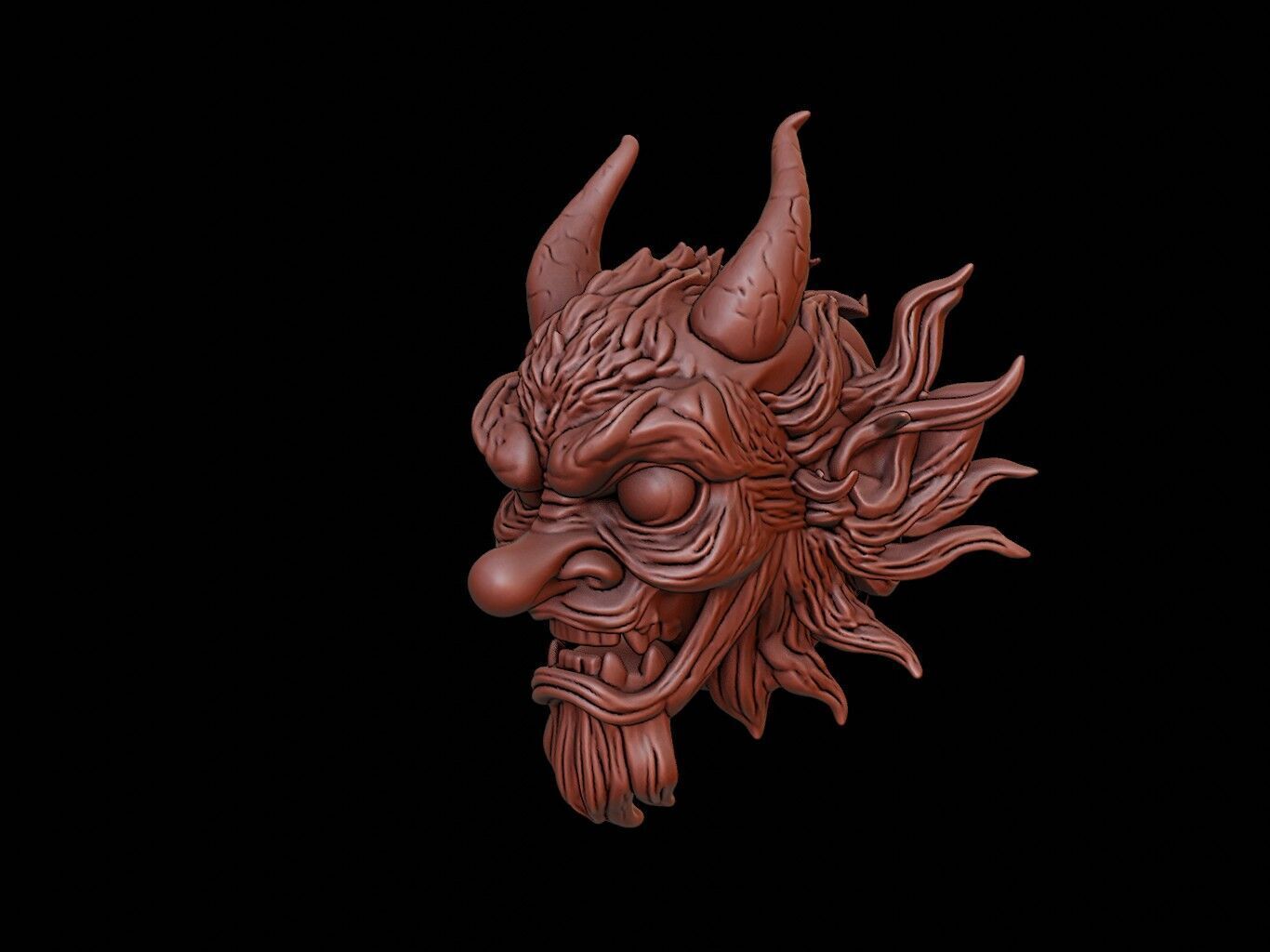 Wind Spirit Mask 3d Printing 3D print model_2