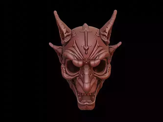 Witch Mask 3d Printing