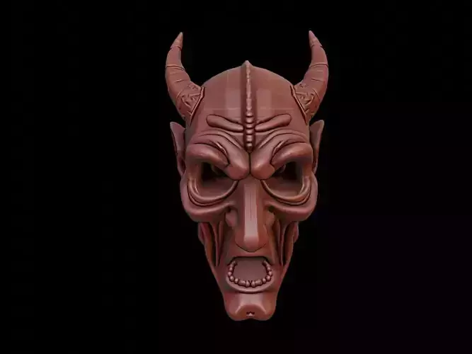 Witch Mask 3d Printing