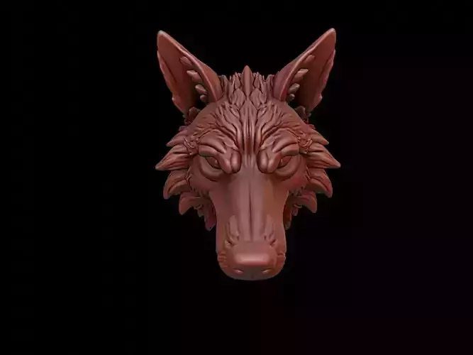Wolf Mask 3d Printing