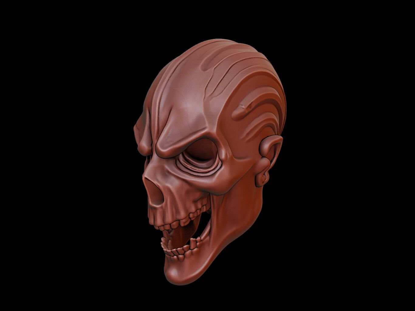 Wraith Mask 3d Printing 3D print model_2