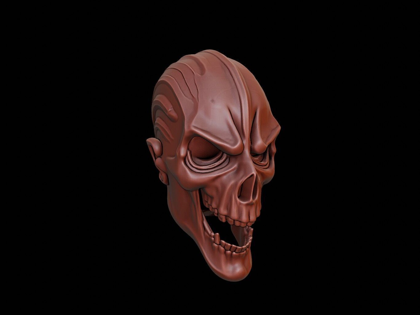 Wraith Mask 3d Printing 3D print model_1