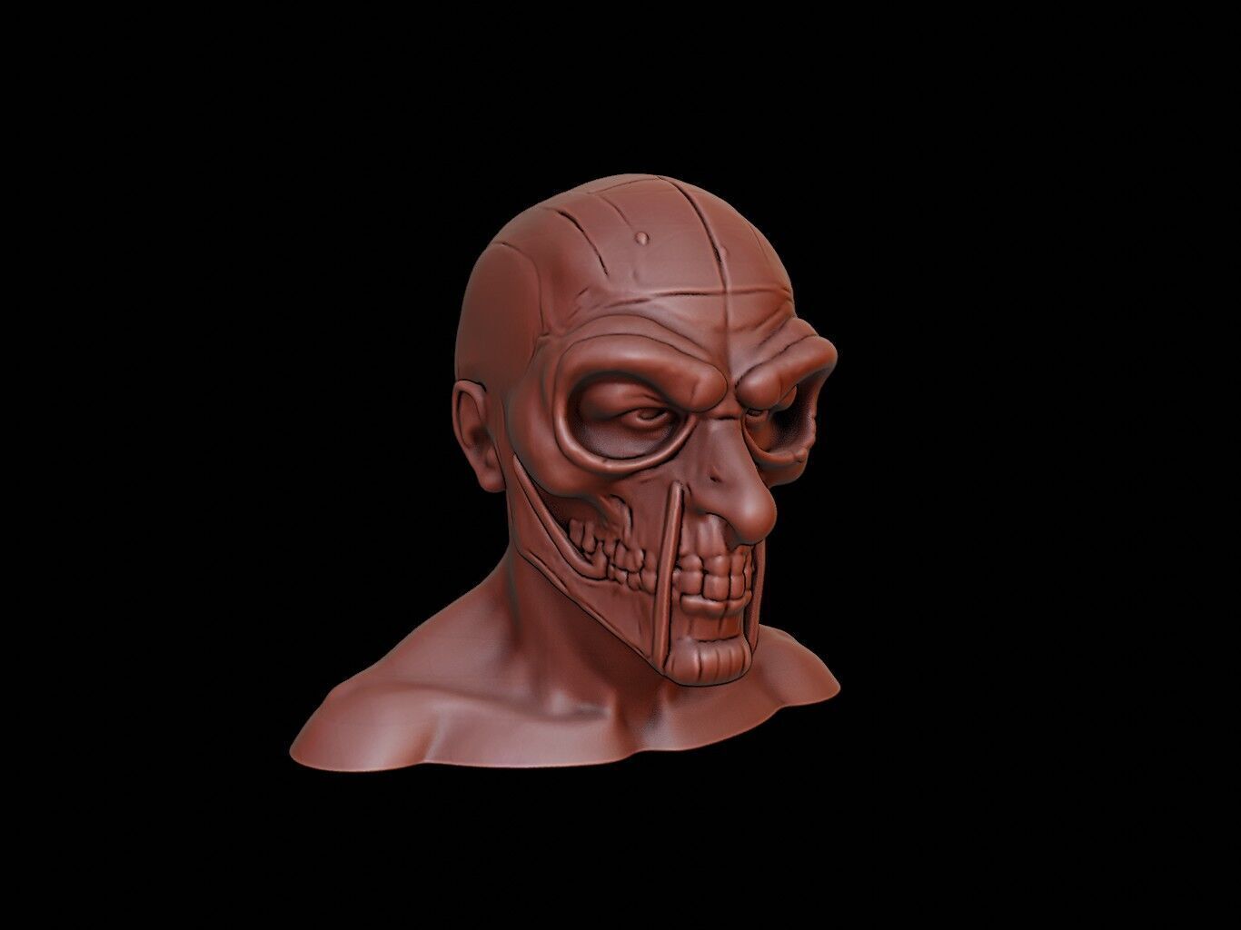Wraith Mask 3d Printing 3D print model_1