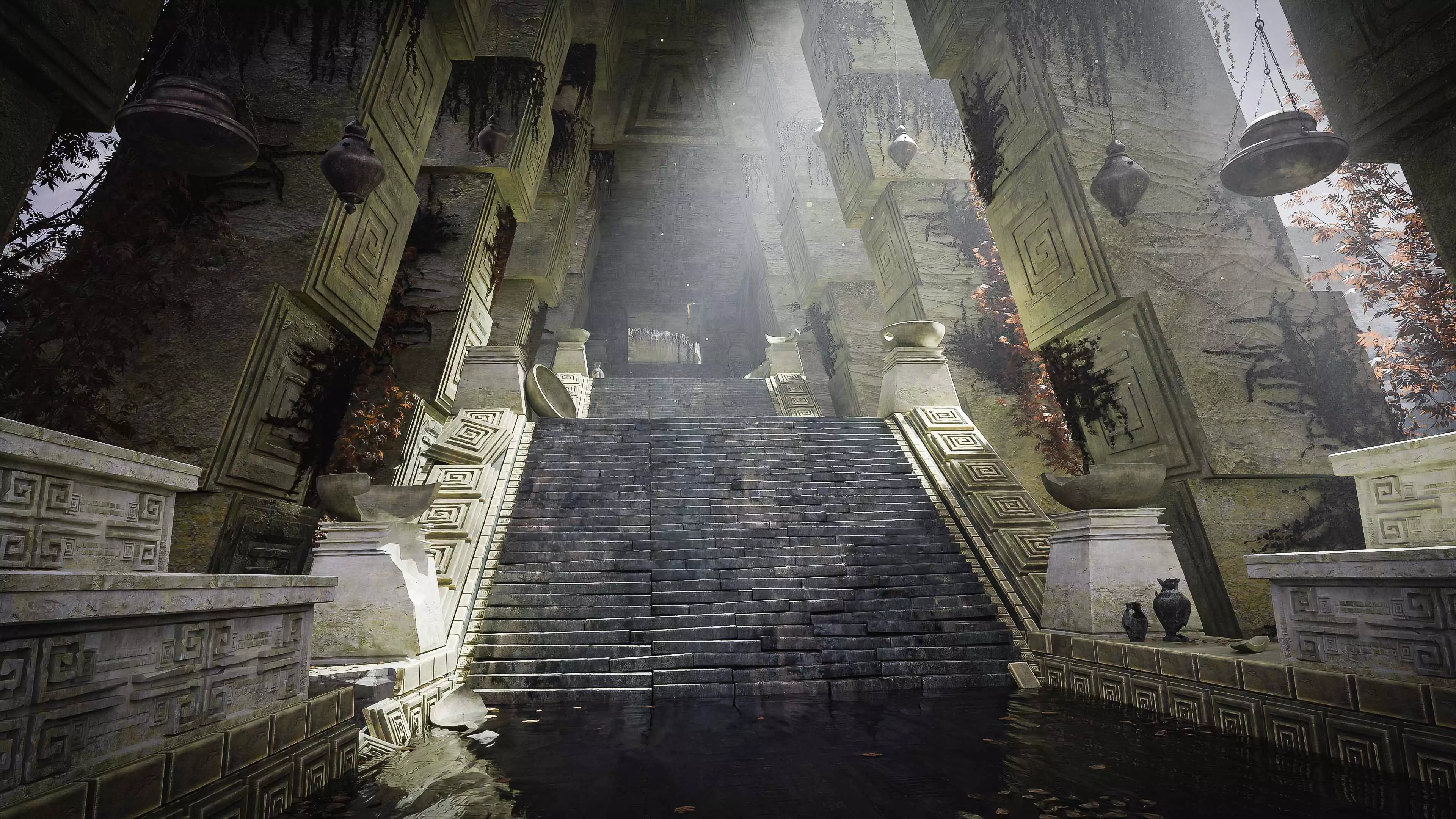 Ancient Palace Ruins scene Model Pack 3D model_0