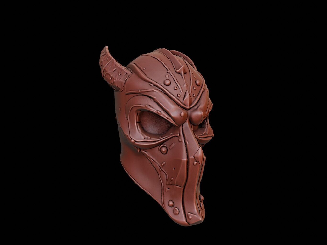 Wraith Mask 3d Printing 3D print model_1