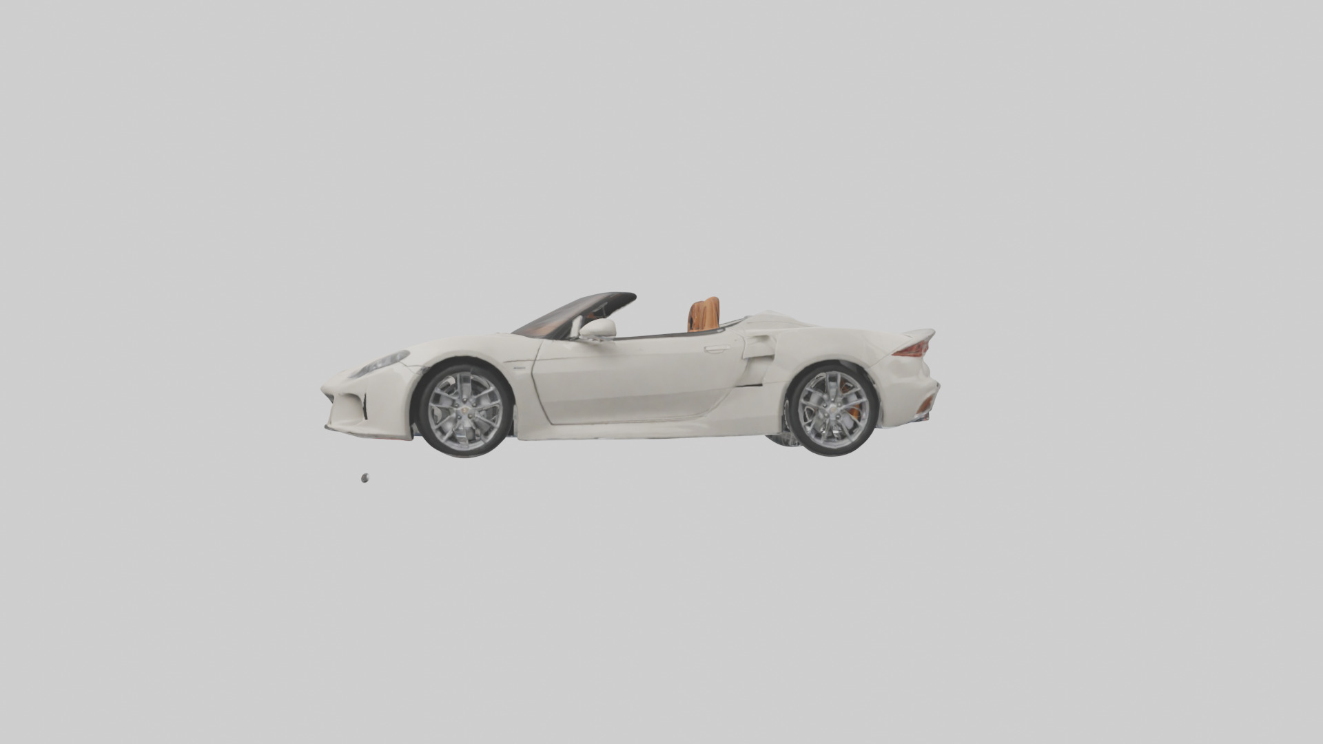 Convertible Sports Car model Low-poly 3D model_17