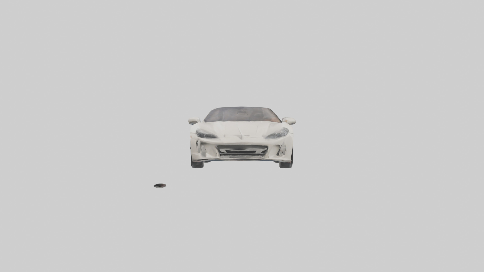 Convertible Sports Car model Low-poly 3D model_23