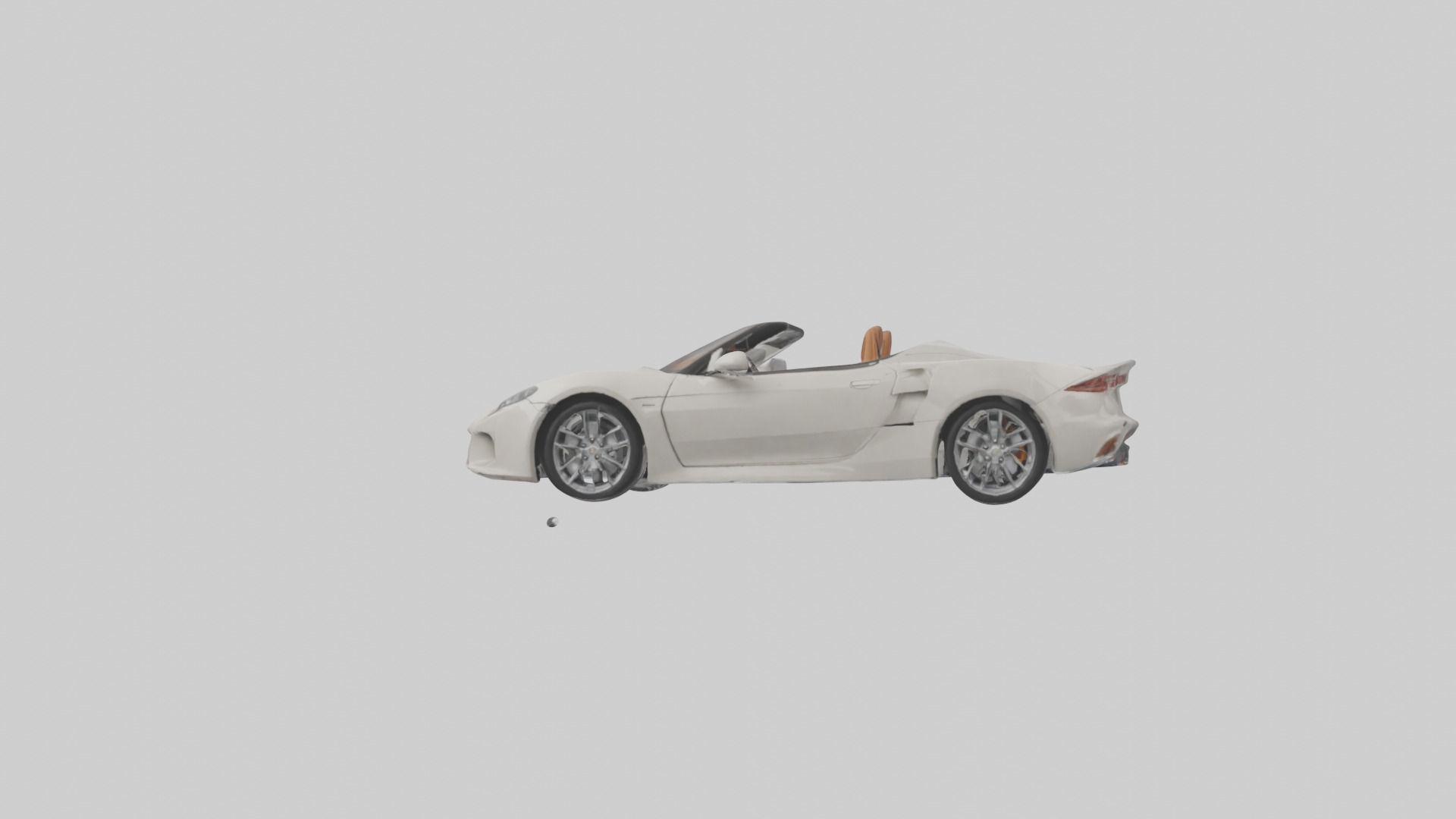 Convertible Sports Car model Low-poly 3D model_15