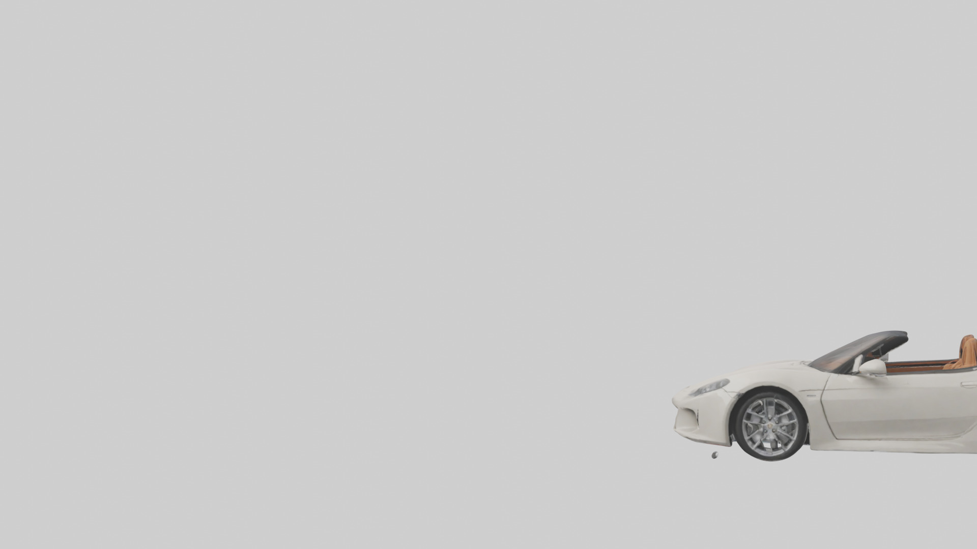 Convertible Sports Car model Low-poly 3D model_21