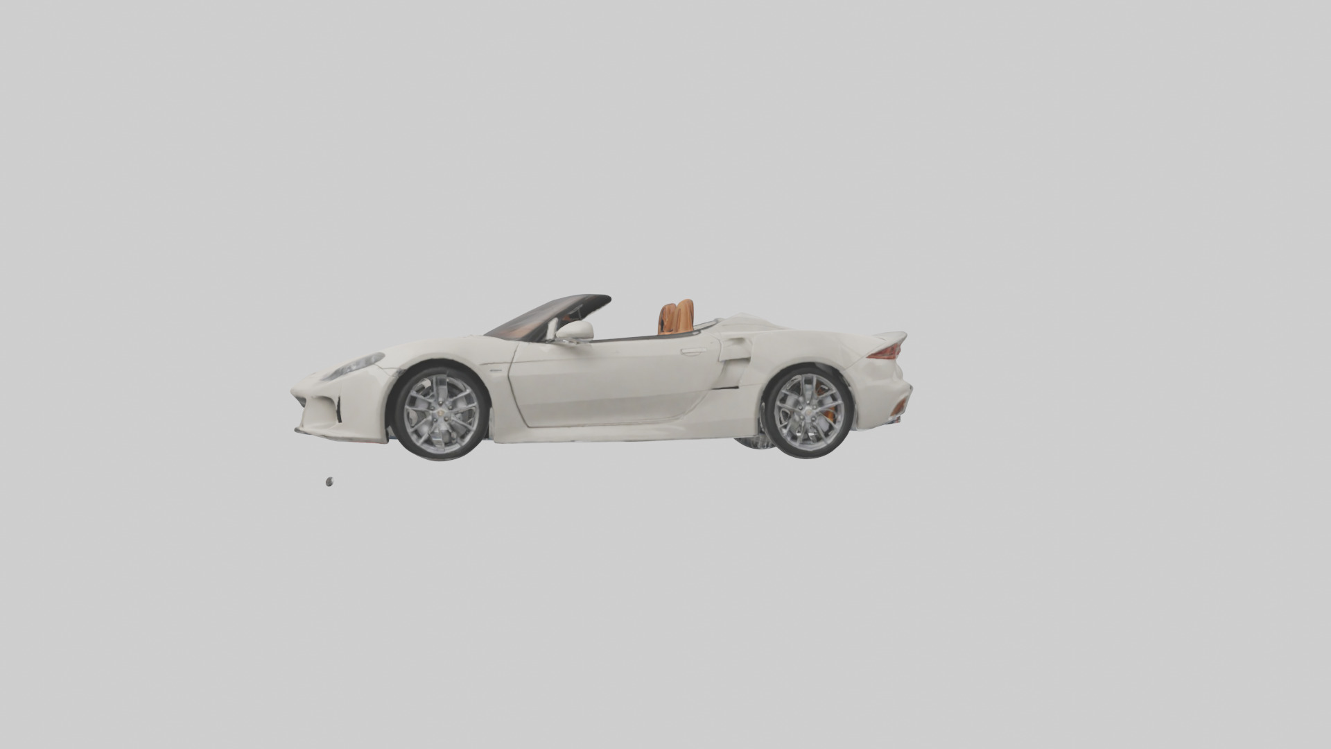 Convertible Sports Car model Low-poly 3D model_20