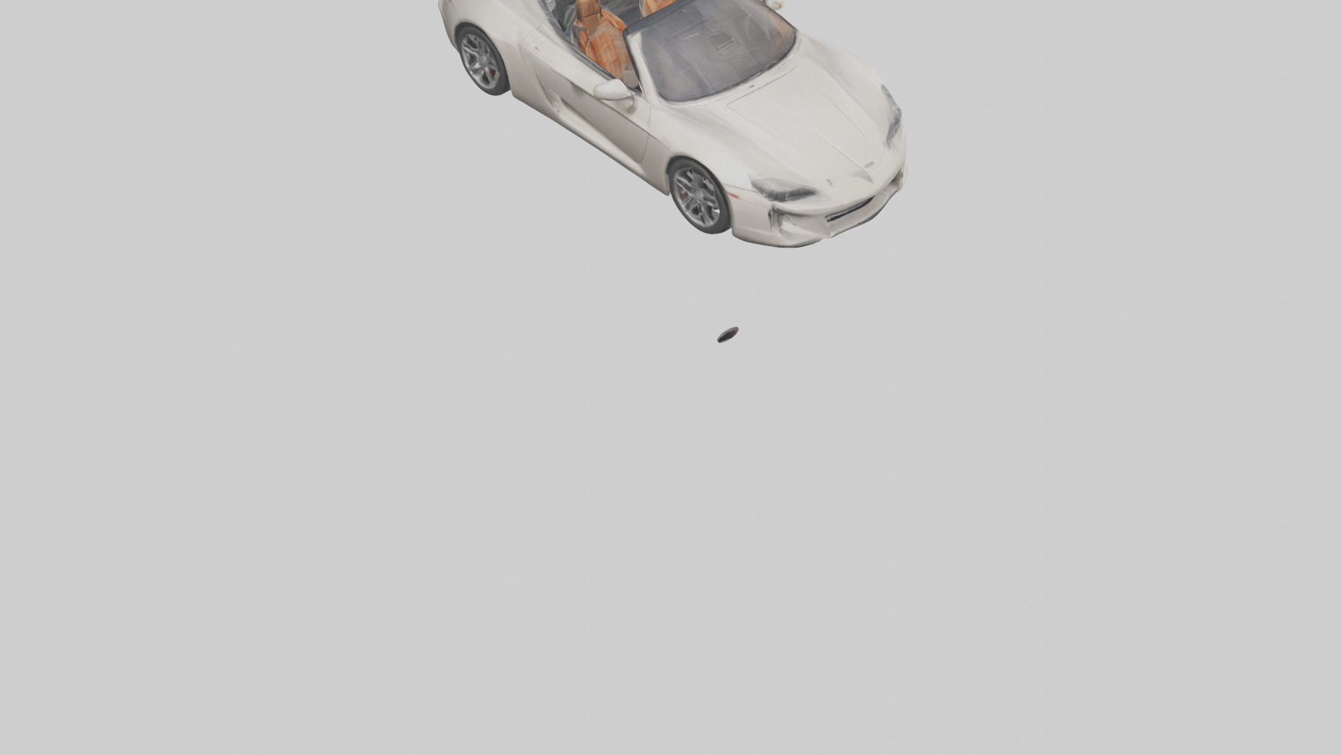 Convertible Sports Car model Low-poly 3D model_6