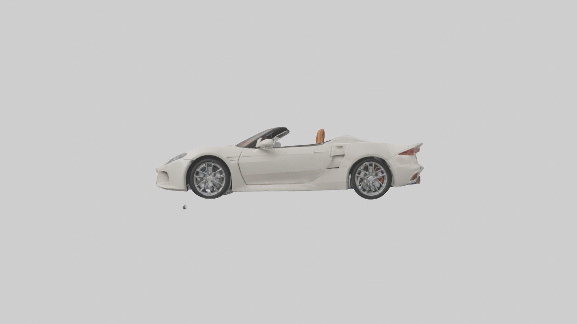 Convertible Sports Car model Low-poly 3D model_14