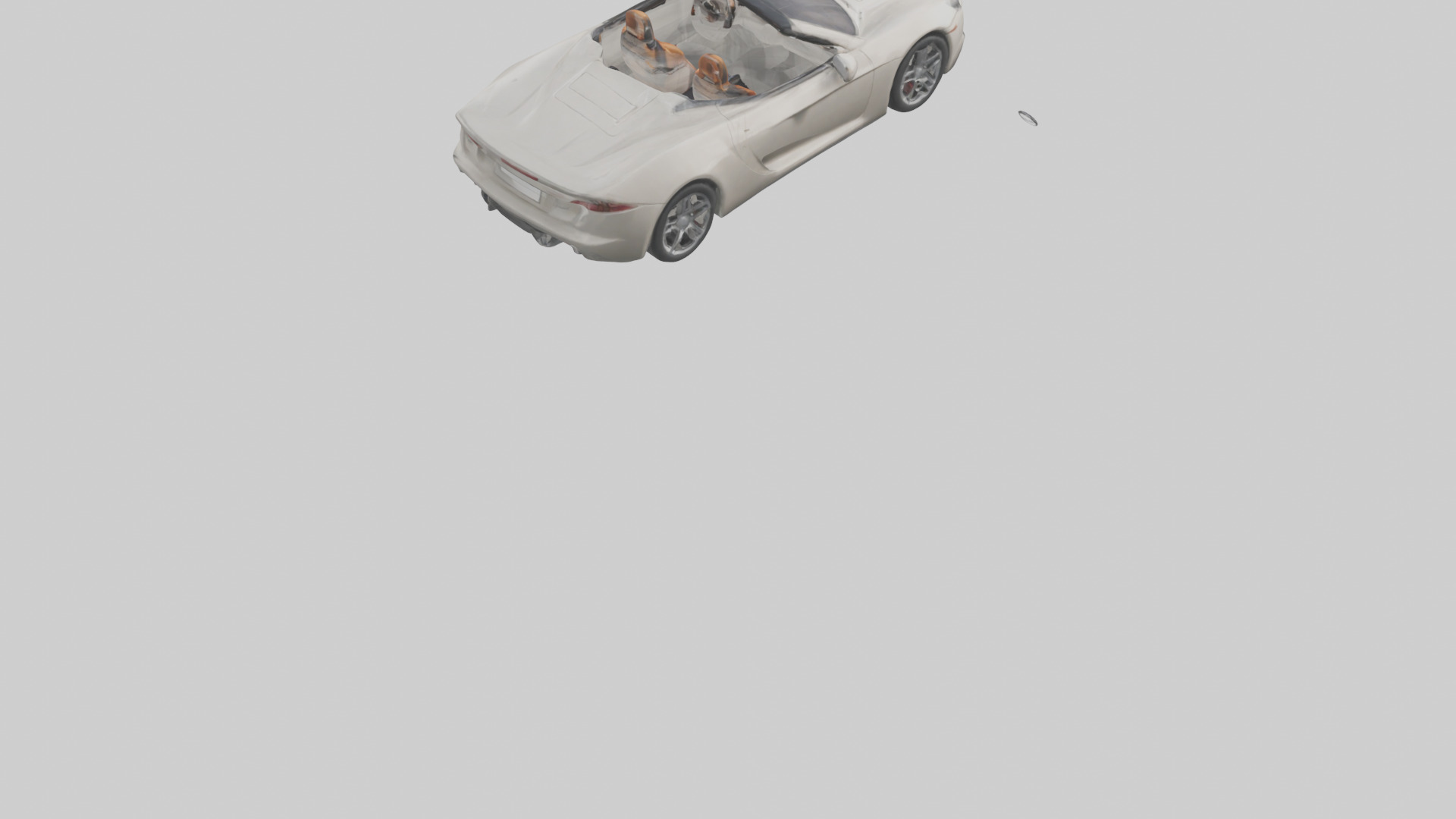 Convertible Sports Car model Low-poly 3D model_5