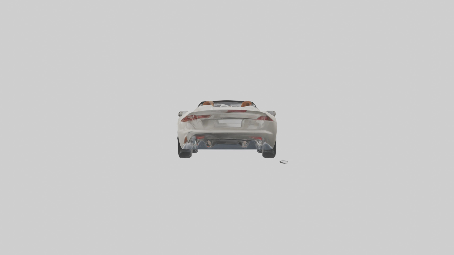 Convertible Sports Car model Low-poly 3D model_22