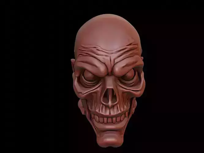 Zombie Mask 3d Printing
