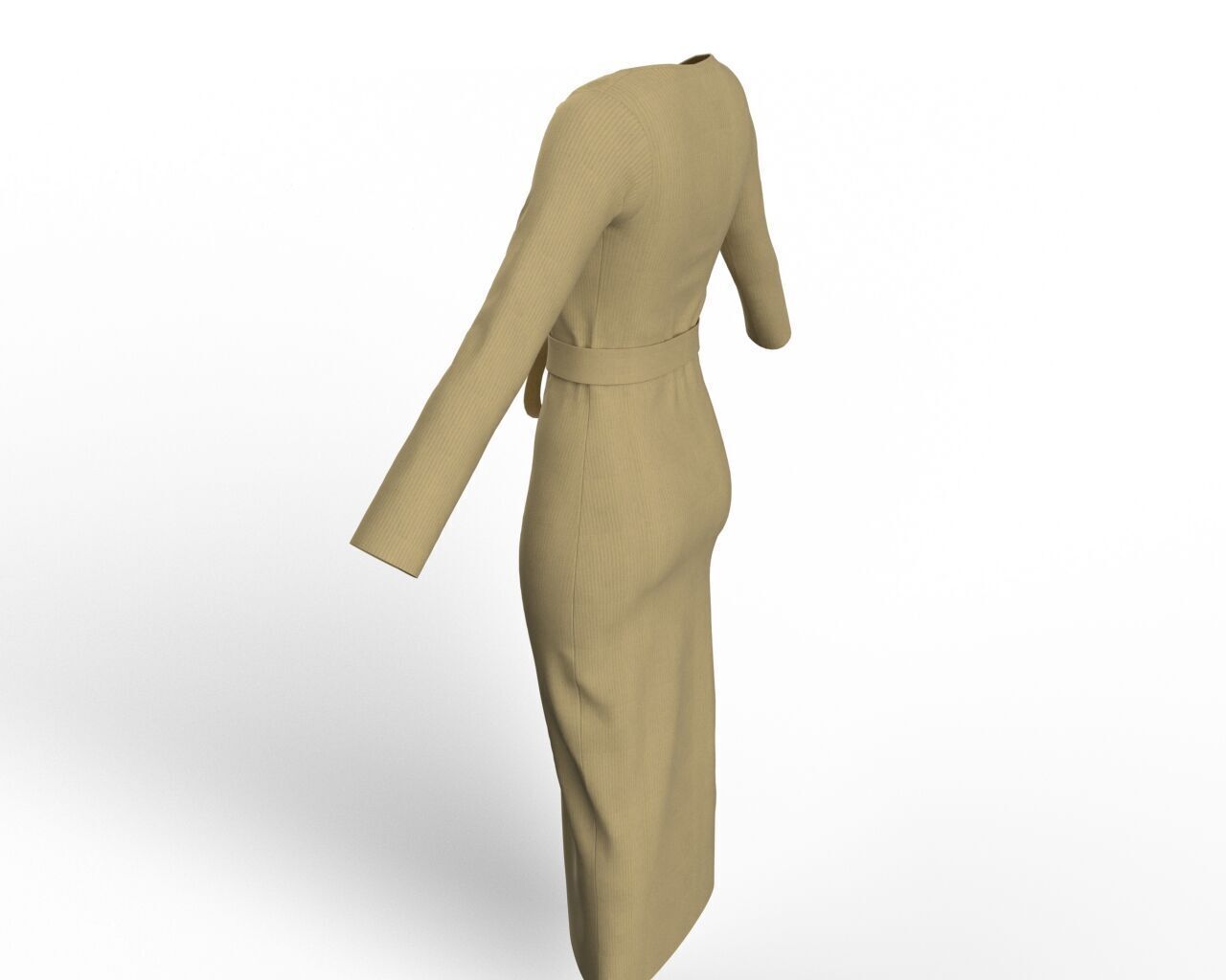 Bodycon Dress 3D Model  3D model_9