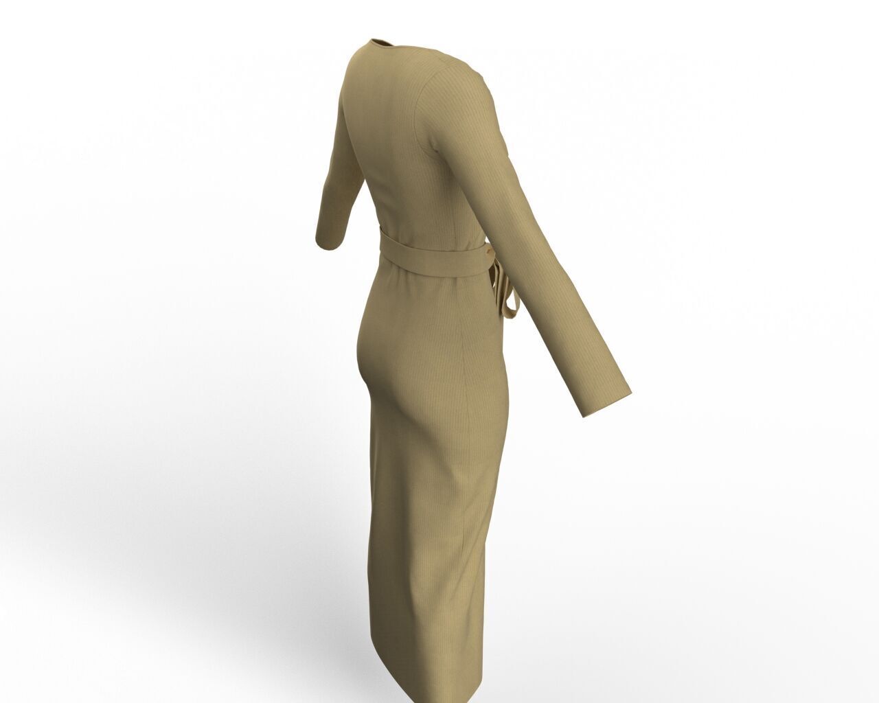 Bodycon Dress 3D Model  3D model_5