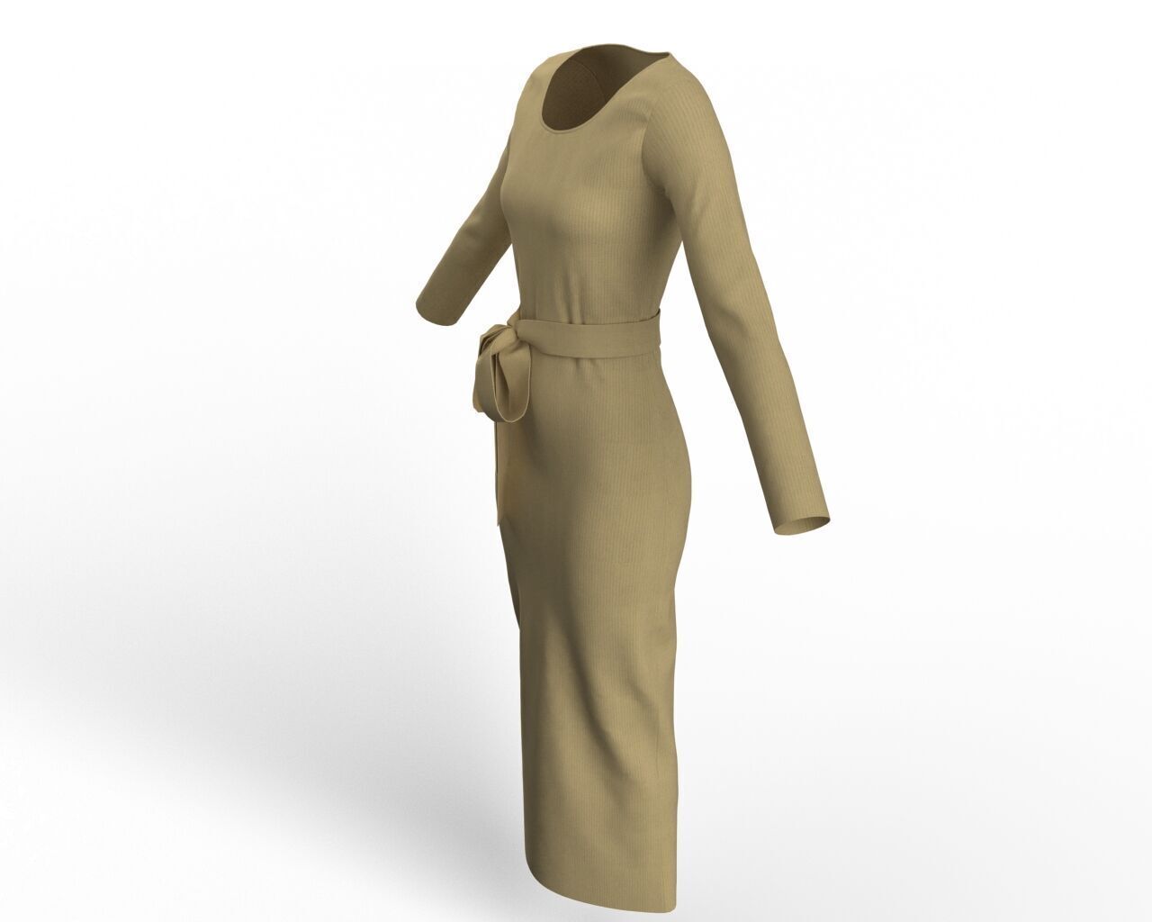 Bodycon Dress 3D Model  3D model_11