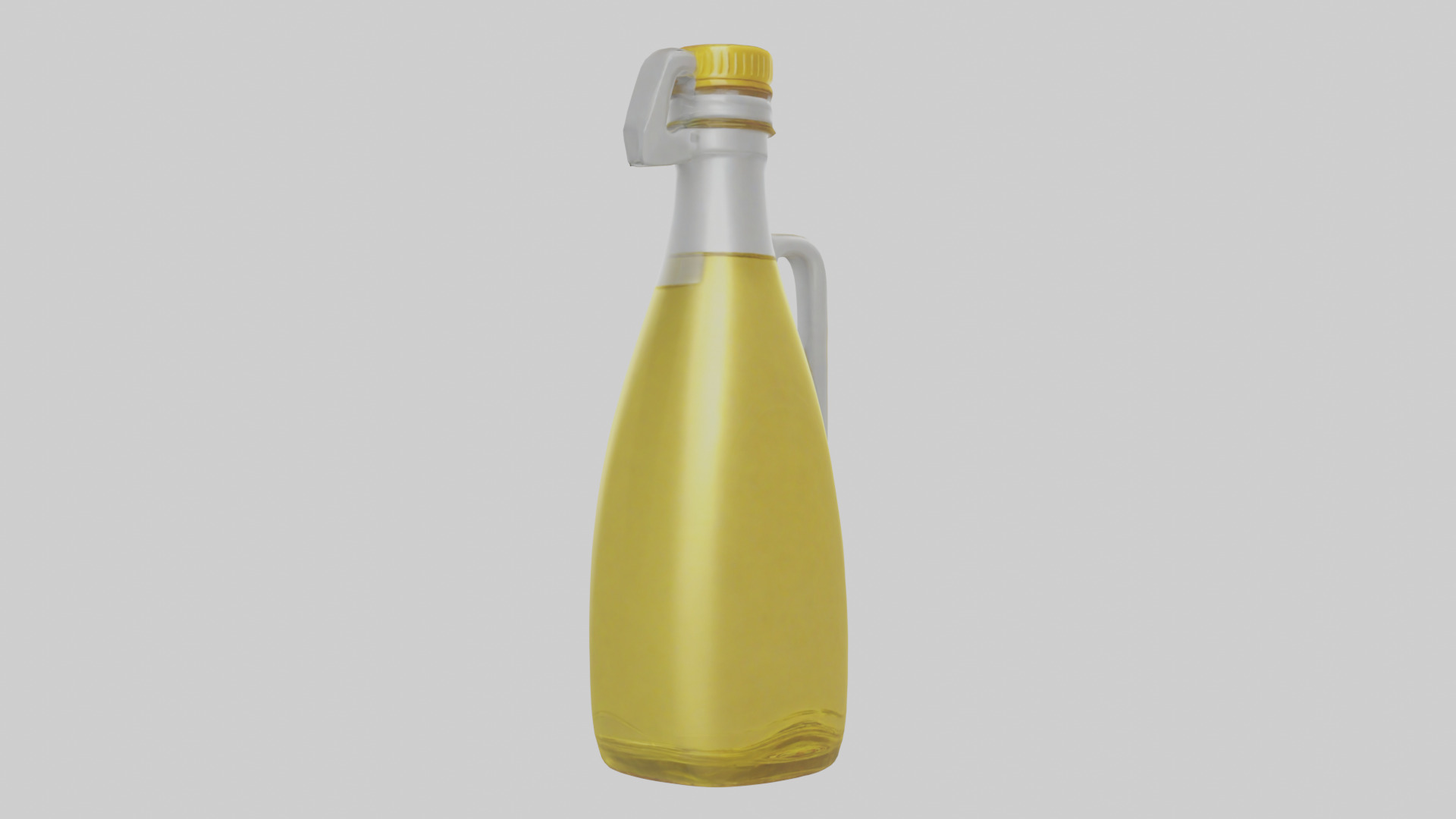Cooking Oil Bottle model Low-poly 3D model_16
