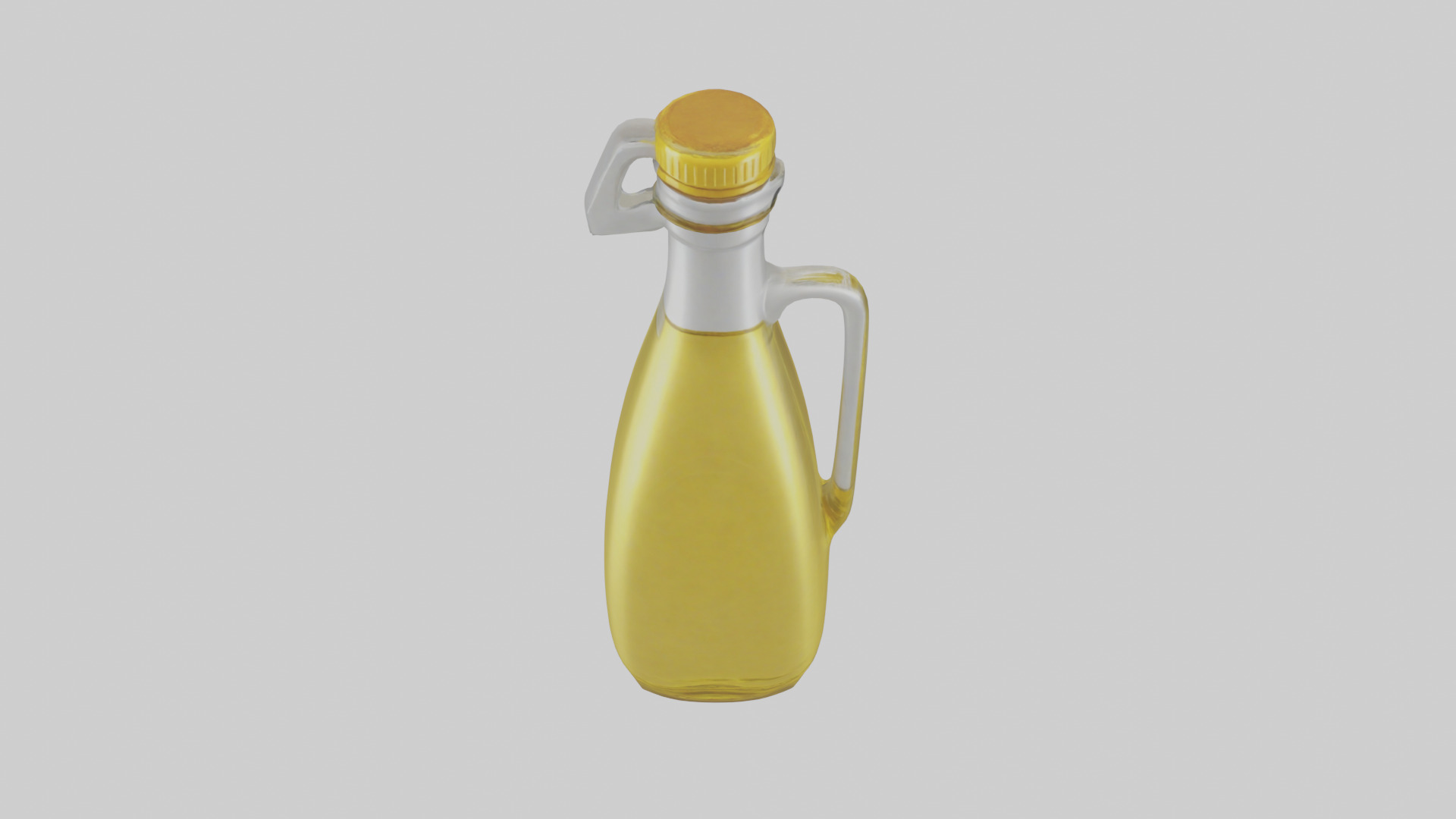 Cooking Oil Bottle model Low-poly 3D model_26