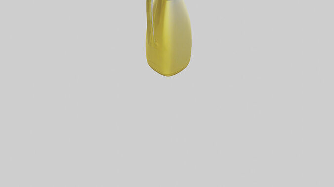 Cooking Oil Bottle model Low-poly 3D model 4