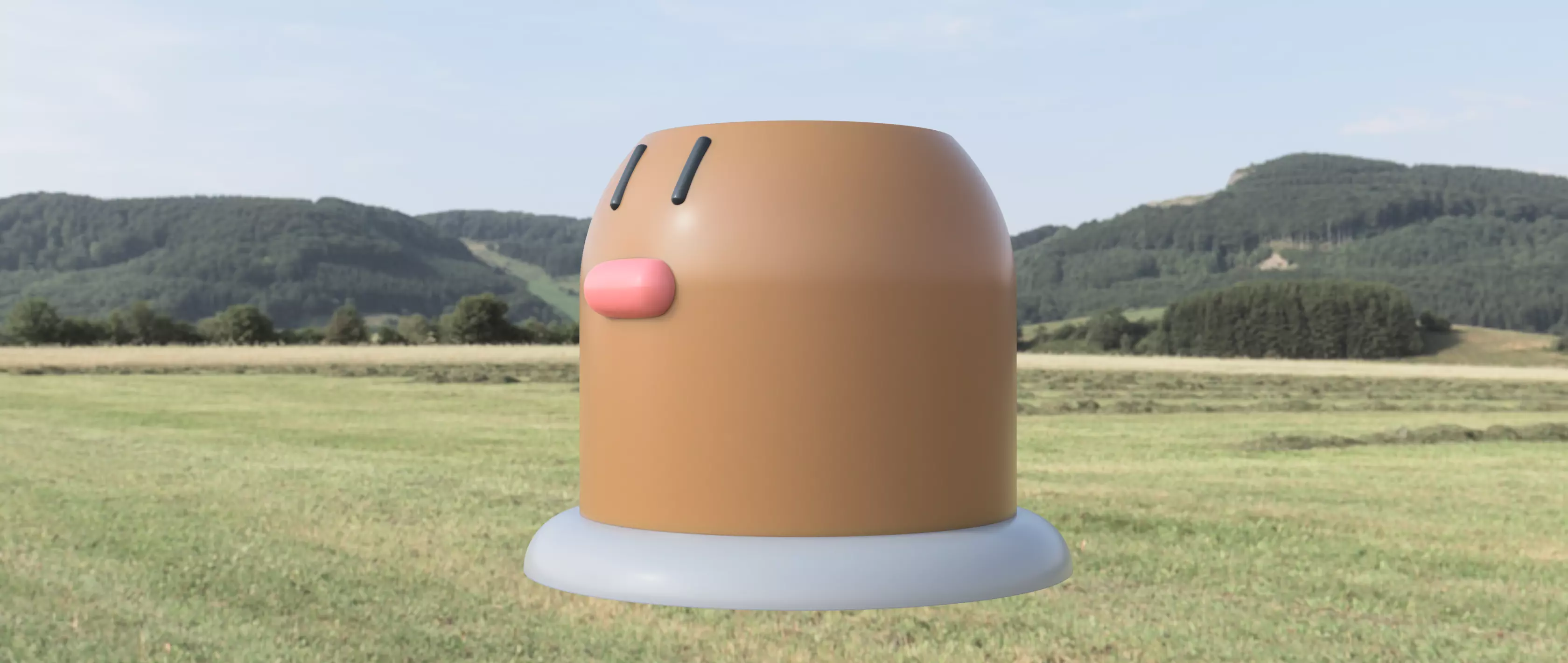 Diglett Planter Pot for printing Free 3D print model