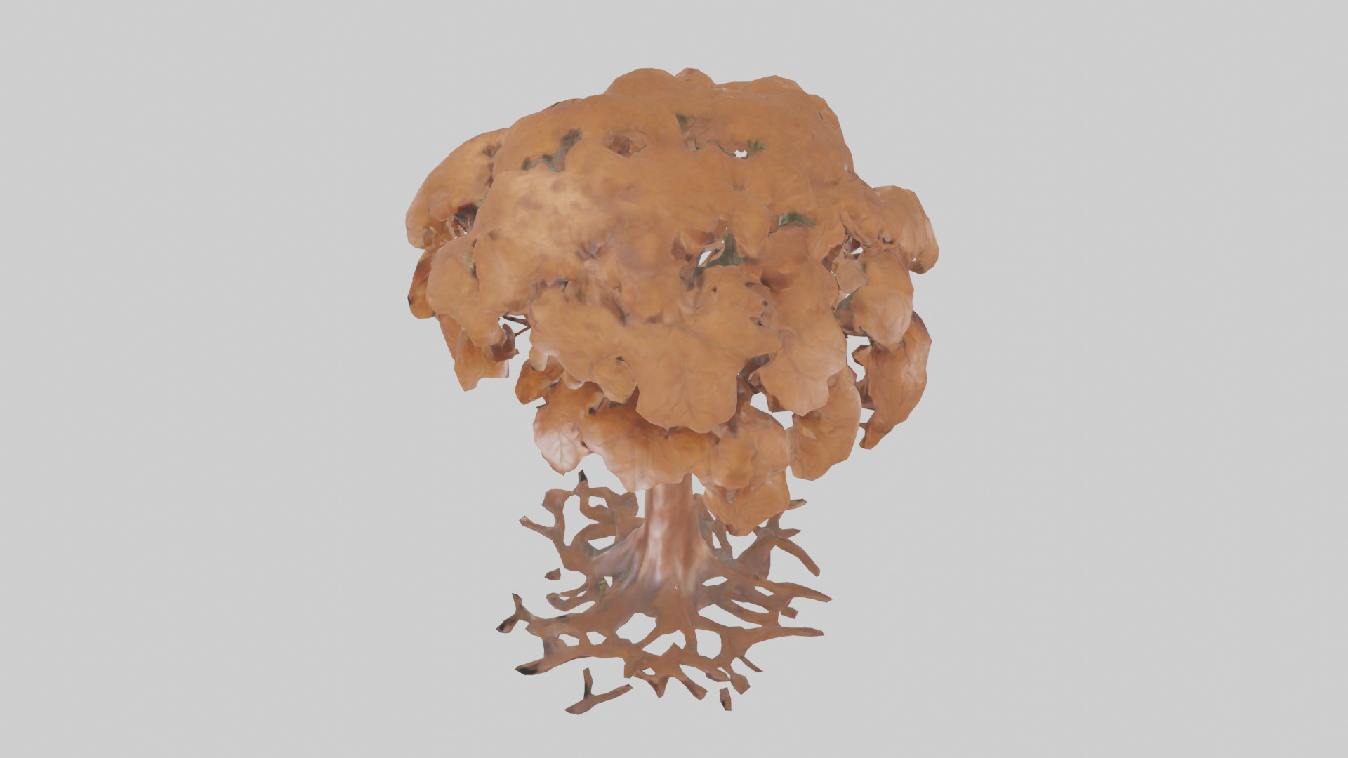 Copper Beech tree model Low-poly 3D model_25