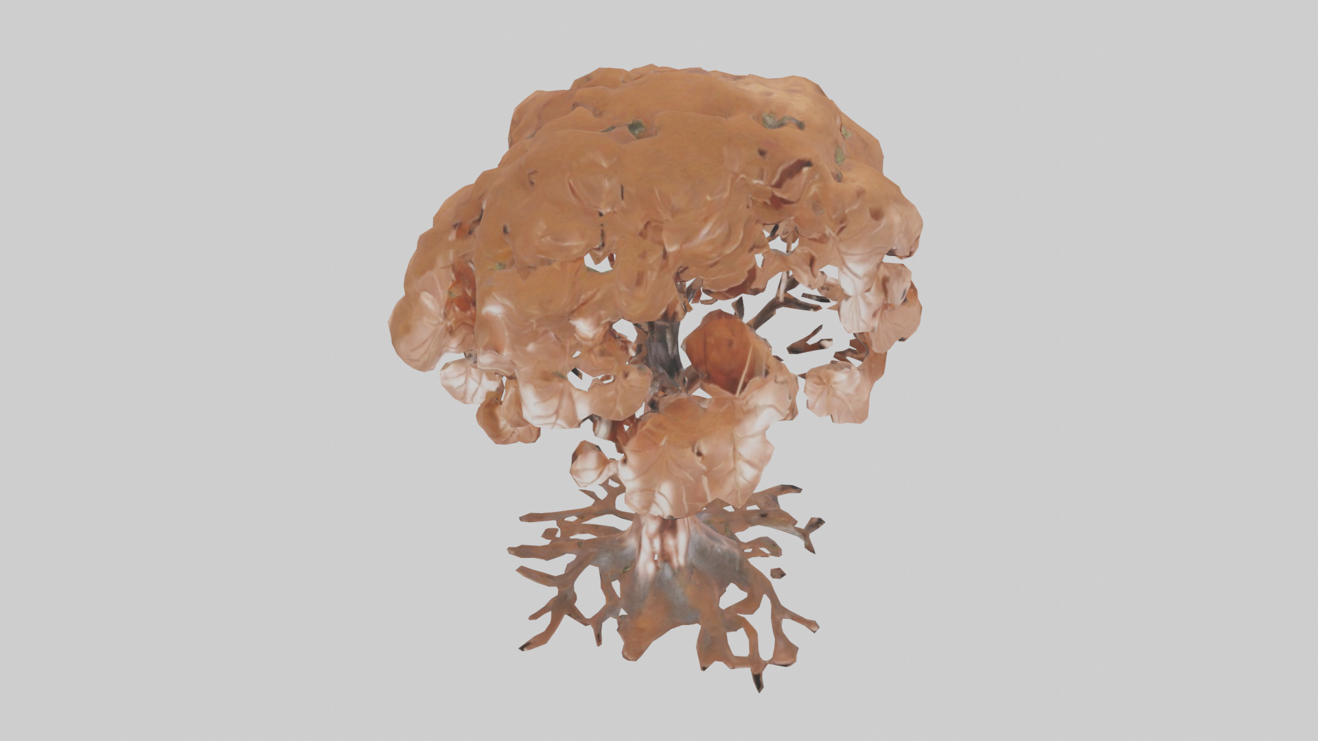 Copper Beech tree model Low-poly 3D model_26