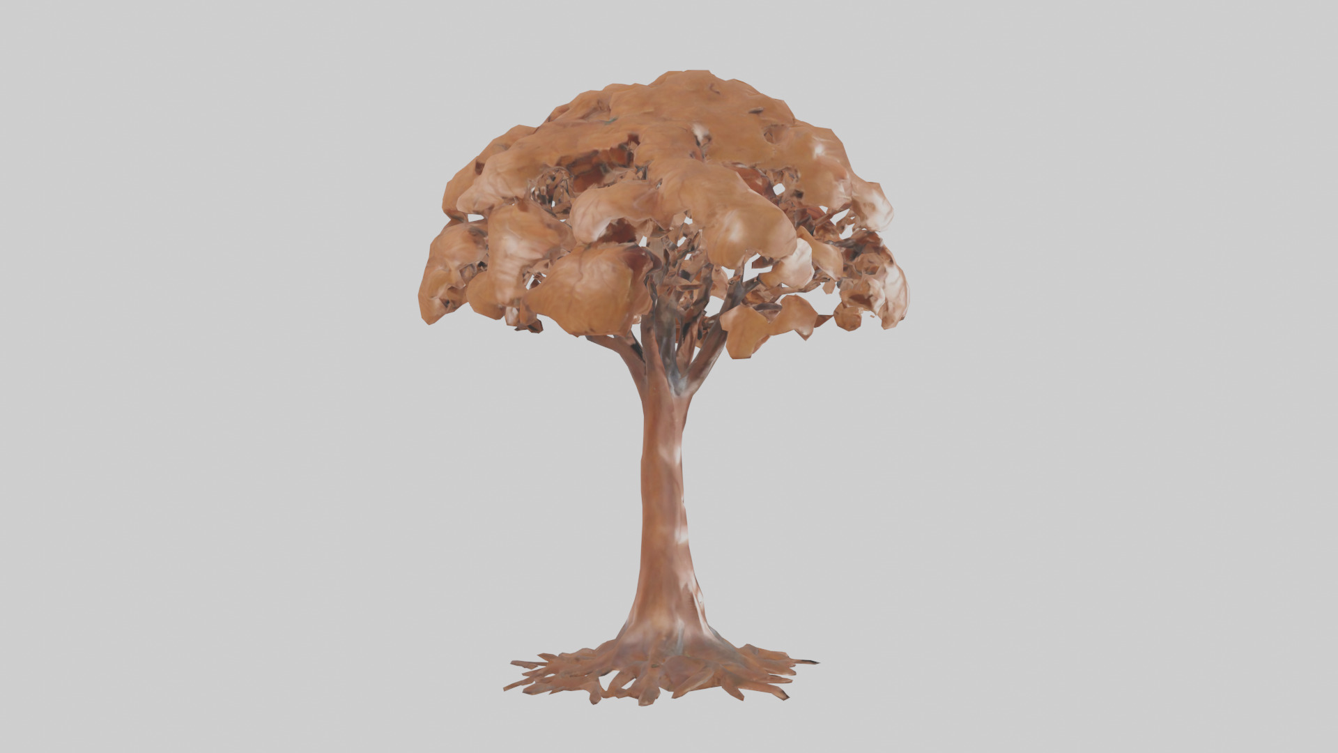 Copper Beech tree model Low-poly 3D model_23