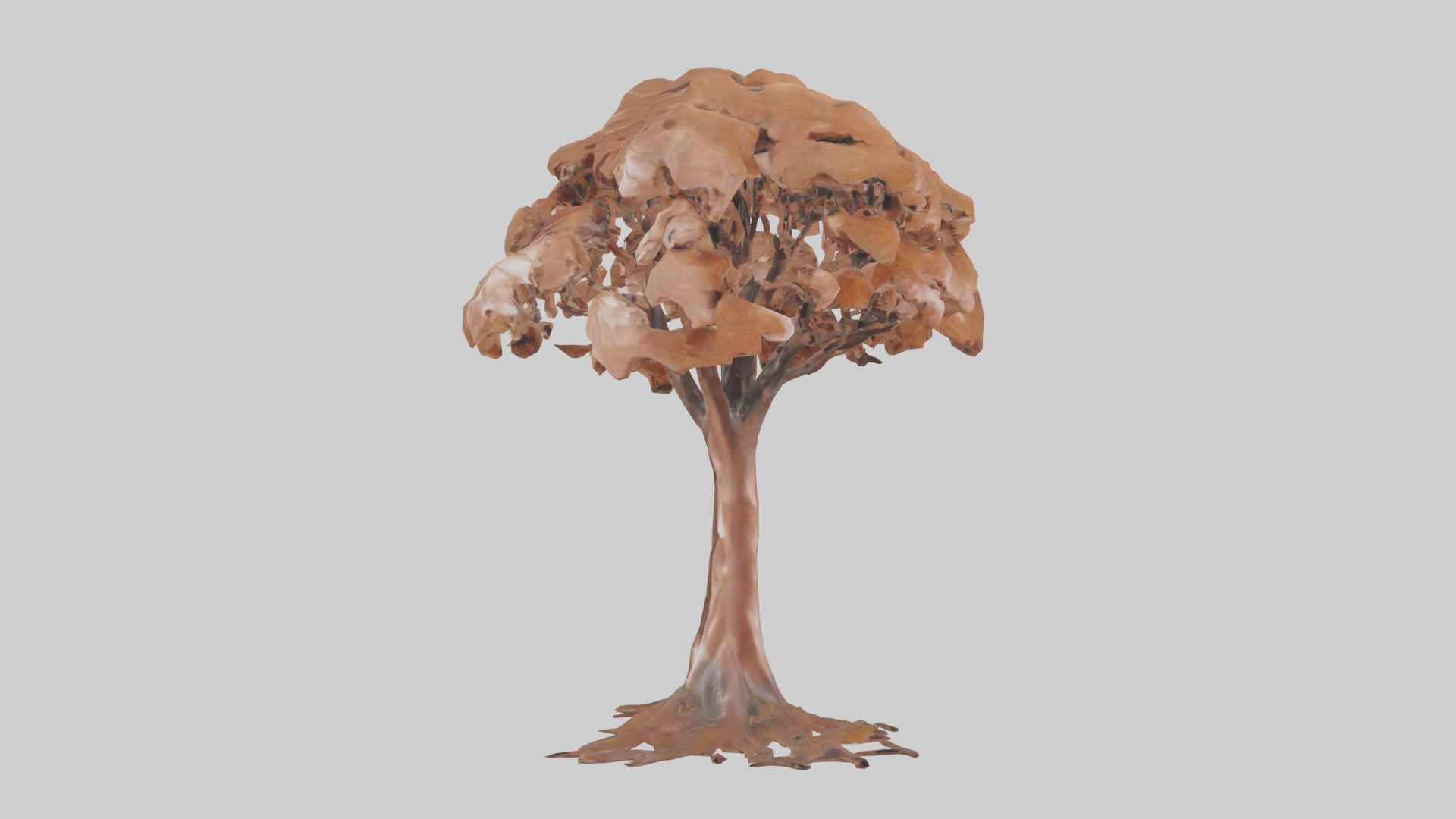 Copper Beech tree model Low-poly 3D model_22