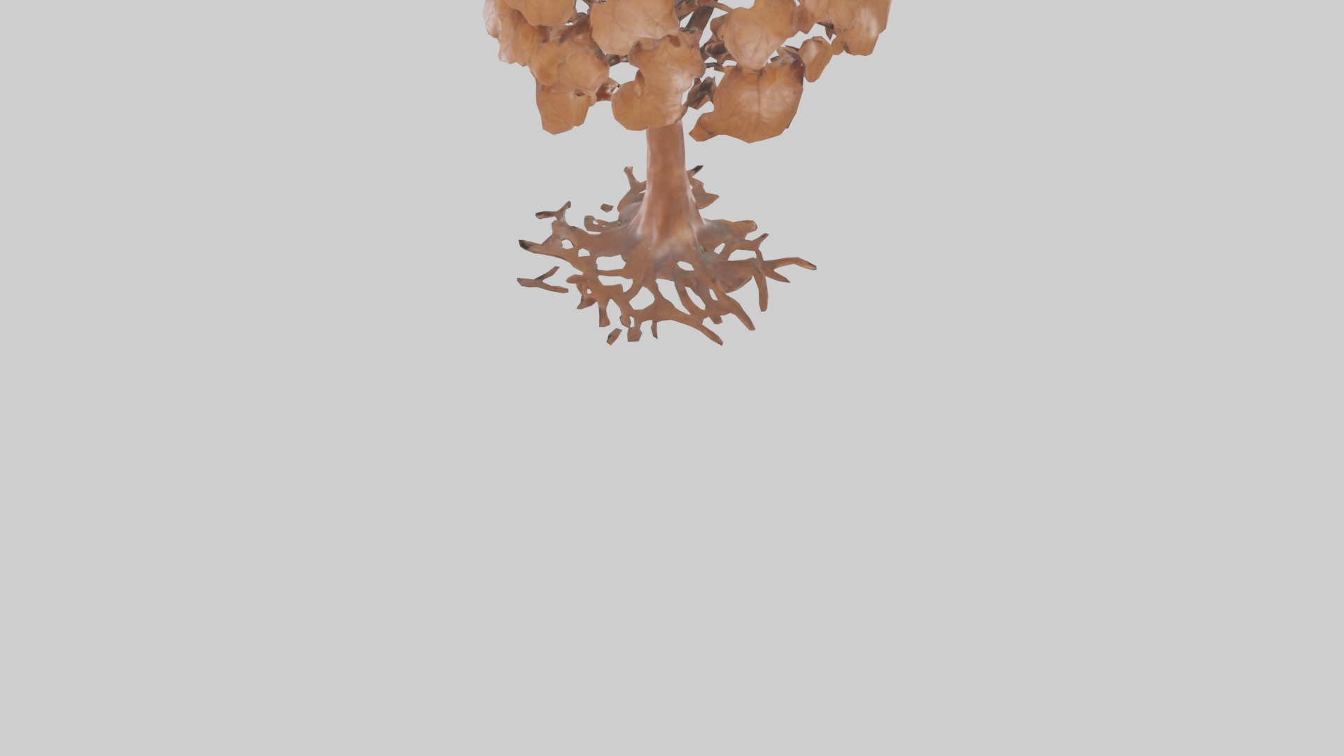 Copper Beech tree model Low-poly 3D model_4