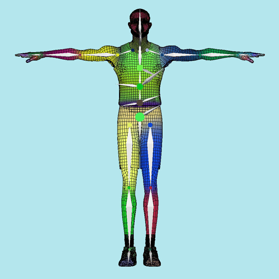 T-Pose Rigged Evan Mobley Cleveland Cavaliers 3D model_10