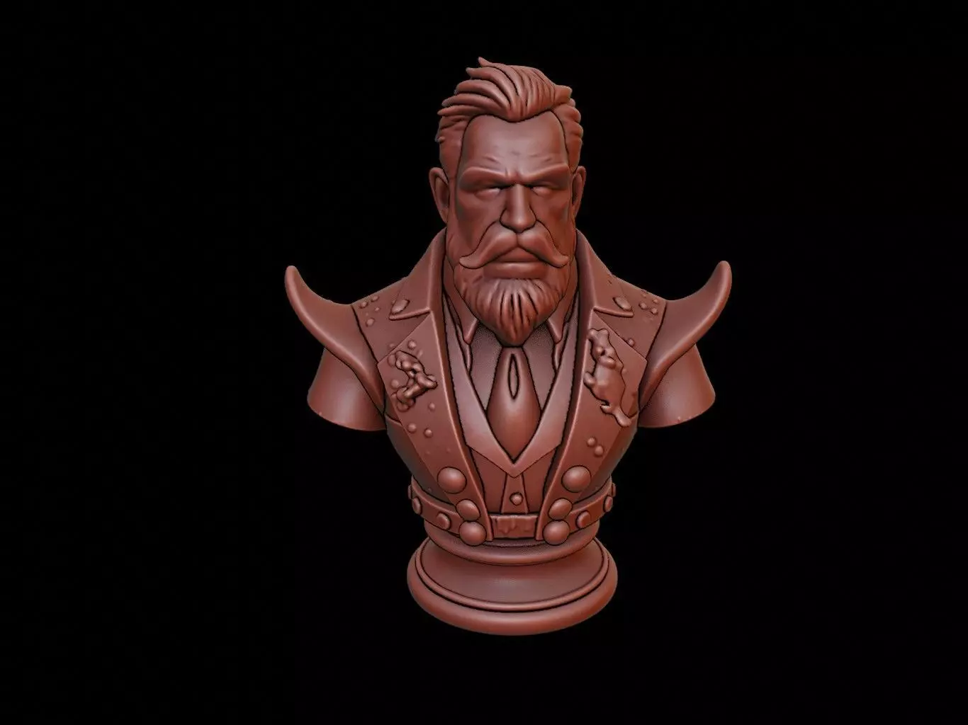 Alchemist Bust 3D print model