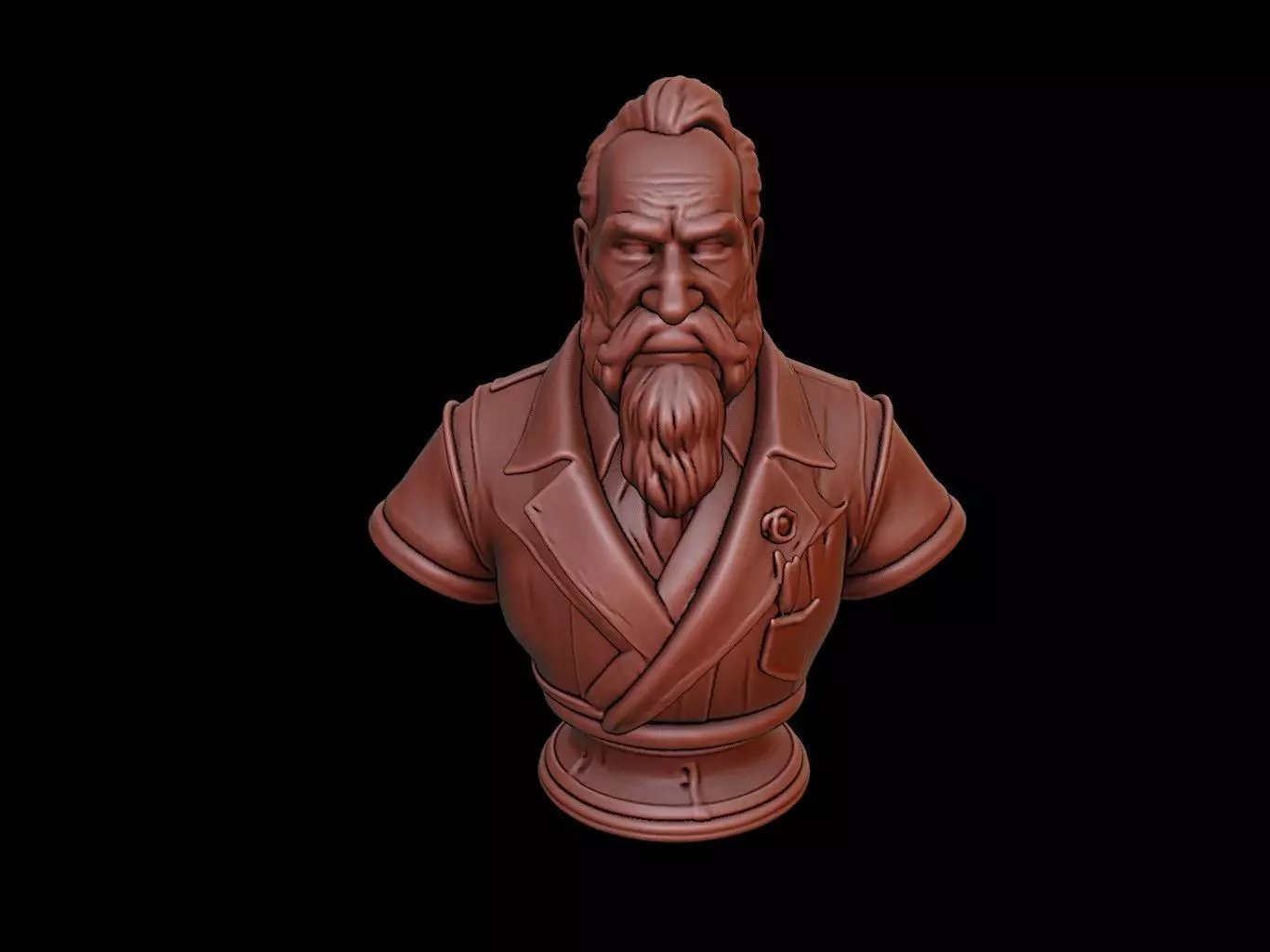 Alchemist Bust 3D print model