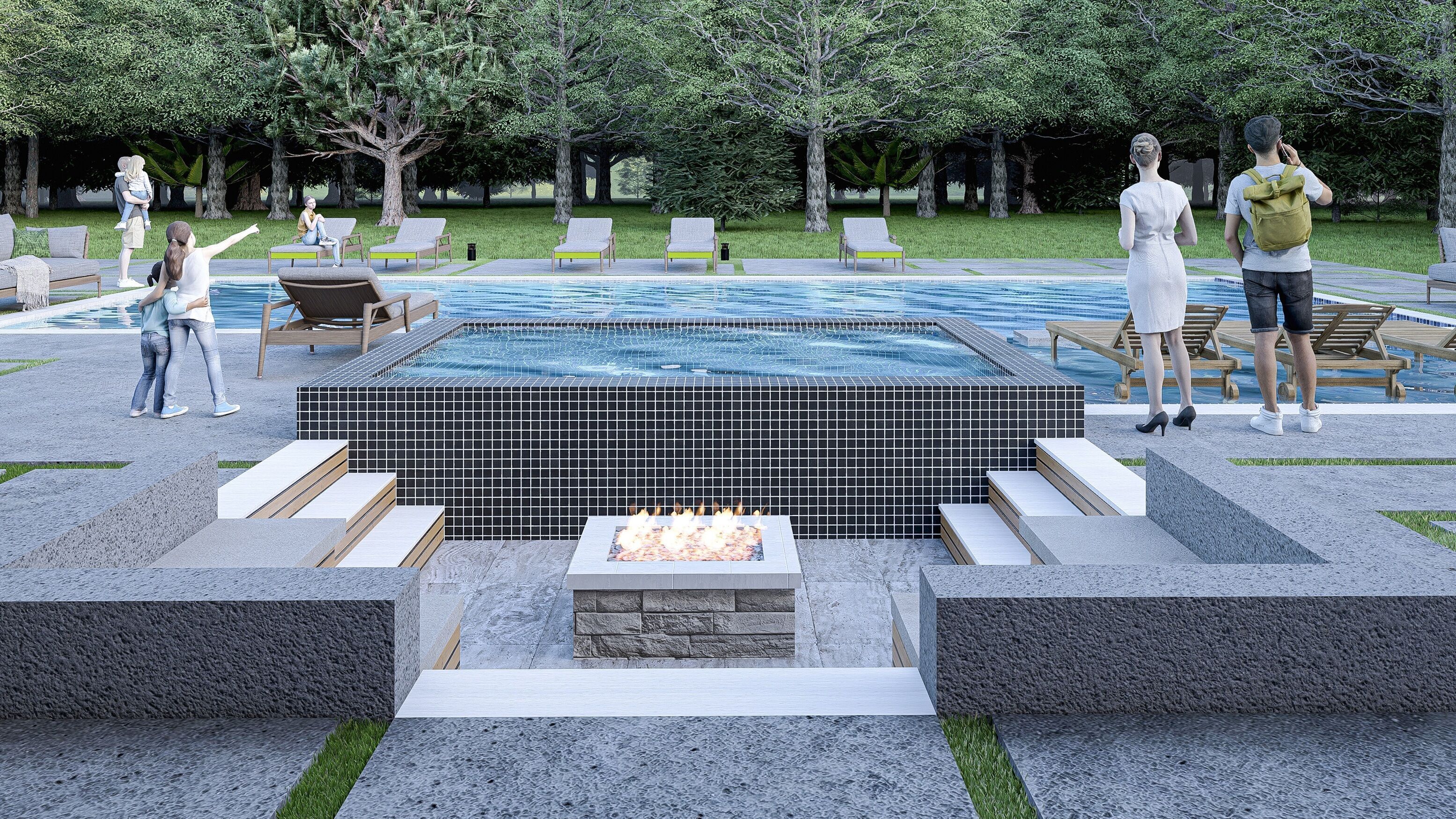 Modern House Number 3 - Stl-Dae file - 3d model Only 3D print model_5