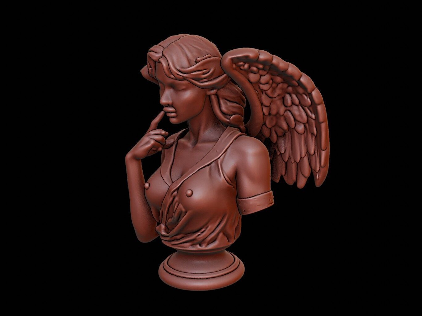 Angel Bust 3D print model_2