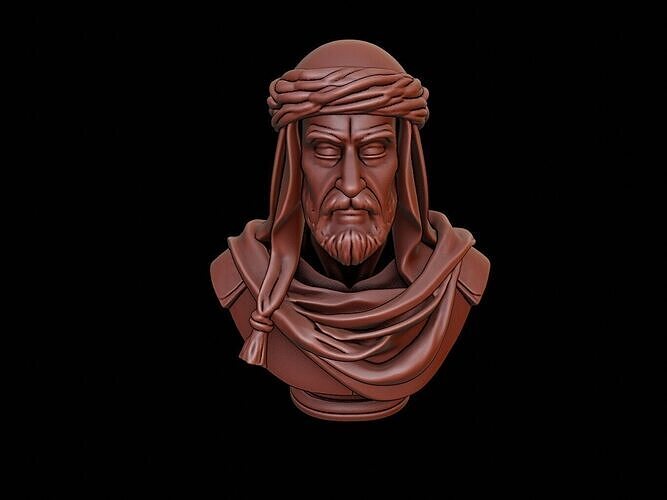 Arabian Prince Bust 3D print model