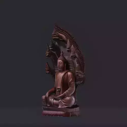Buddha statue 3D print model 