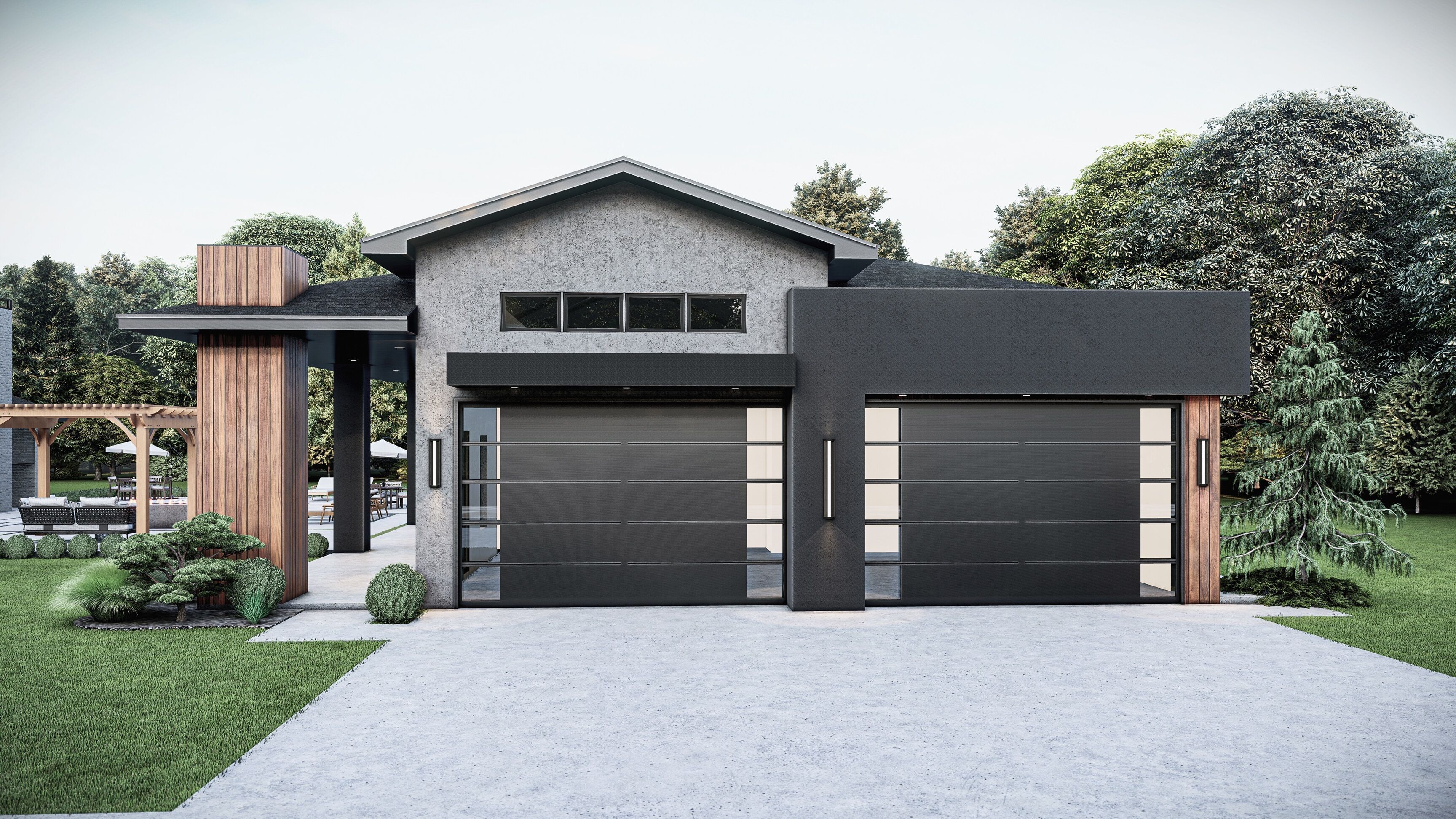 Modern House Stl-dae Digital File 3D print model_7