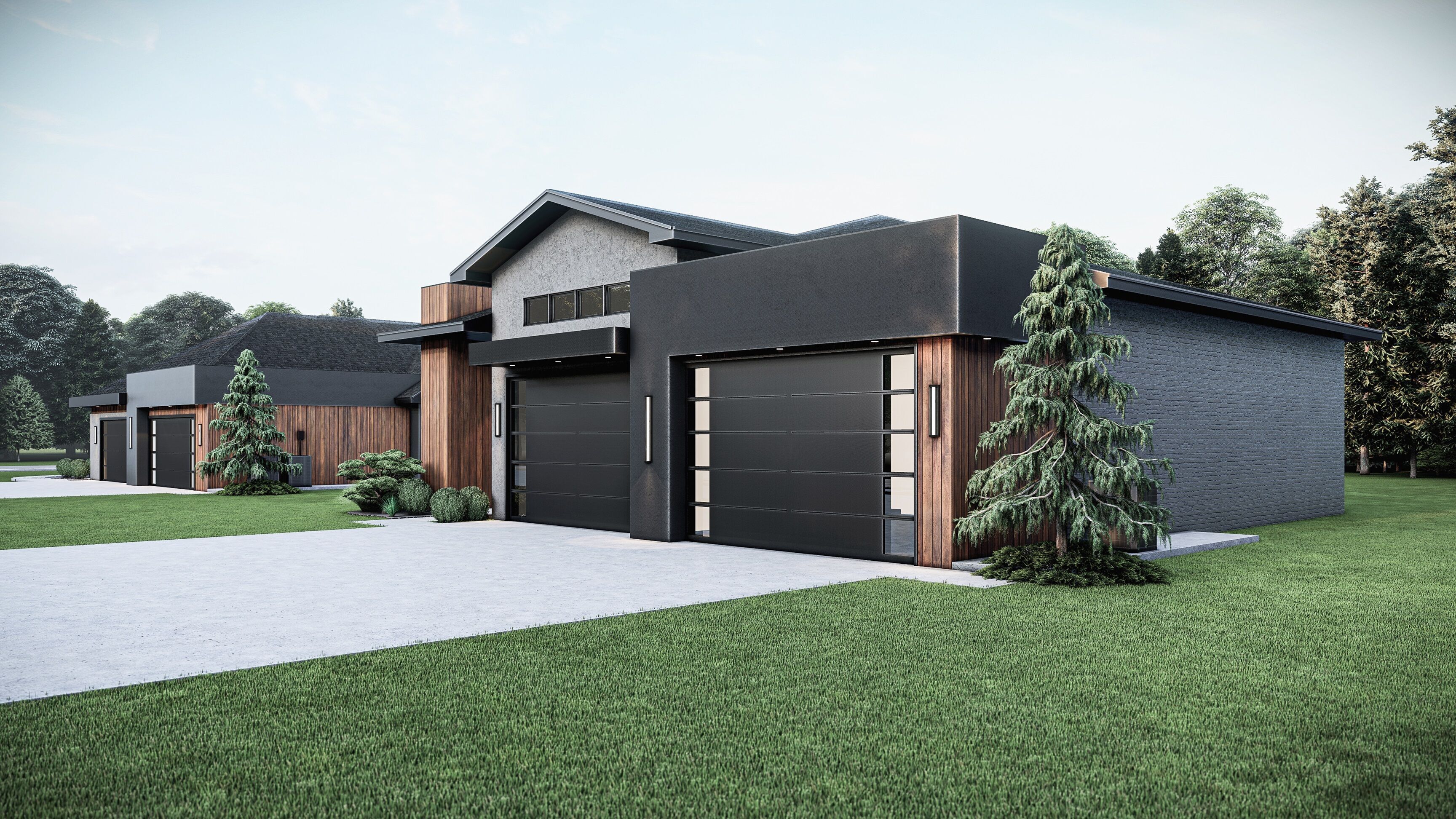 Modern House Stl-dae Digital File 3D print model_8