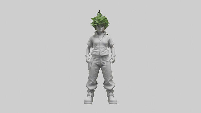 Cress model Low-poly 3D model