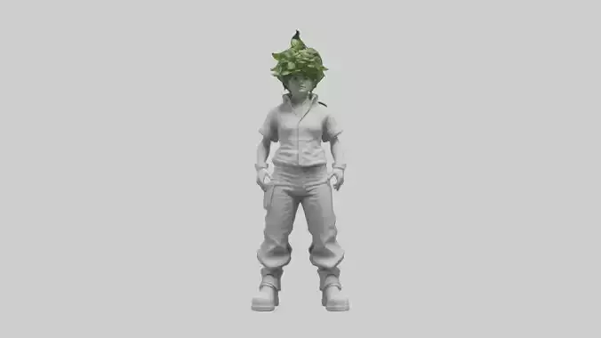 Cress model Low-poly 3D model