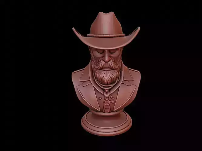 Cowboy Bust